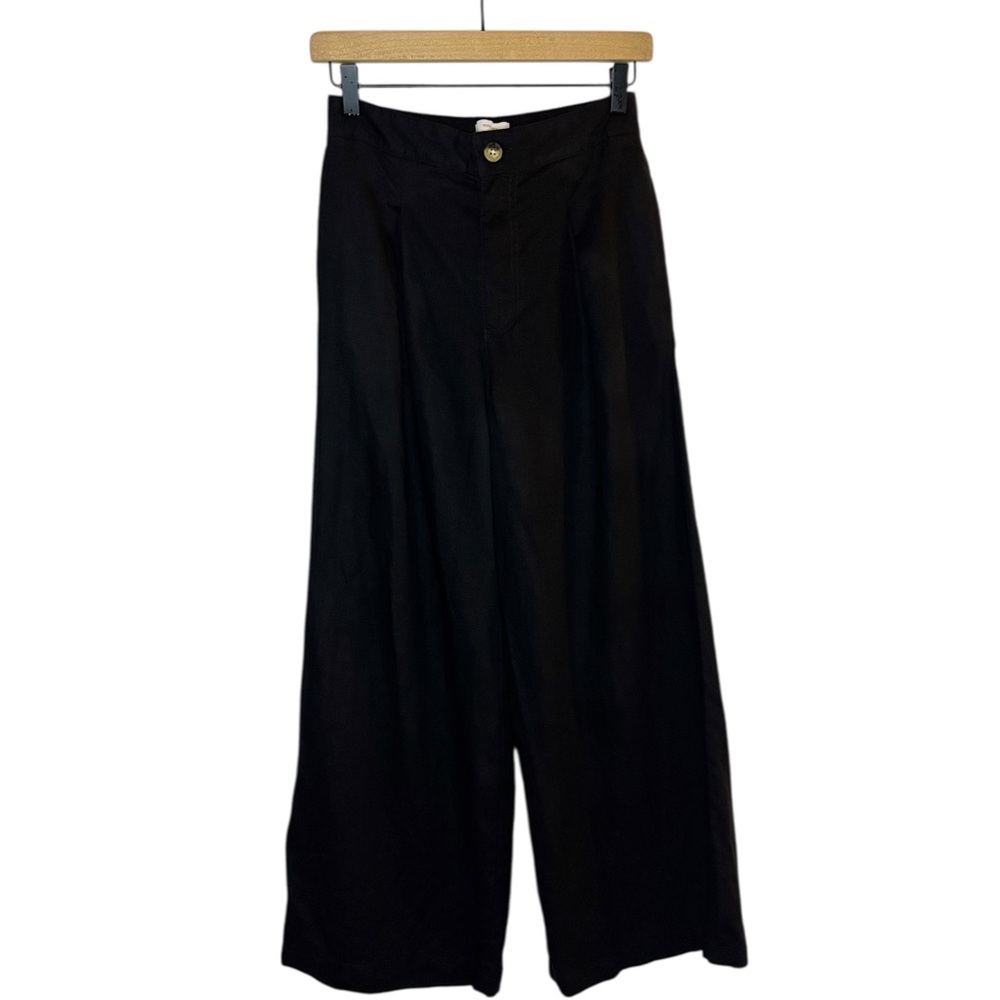 Halston‎ Black Wide-Leg Trousers Women’s Size Small